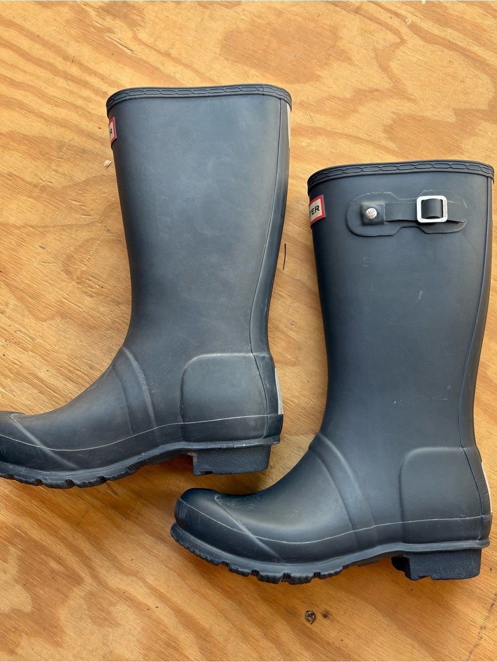 Hunter Rain Boots - Navy Waterproof kids 3/4